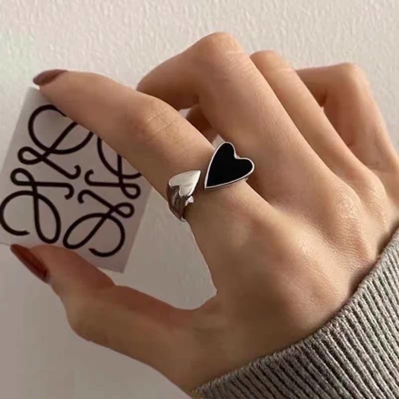 Double Heart Ring Adjustable - CRSH