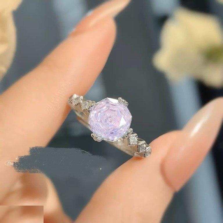 Round ZIRCON Ring Adjustable - TRSH