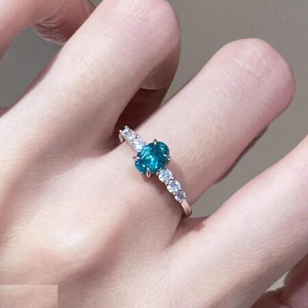 Oval ZIRCON Stone Ring Adjustable - TRSH