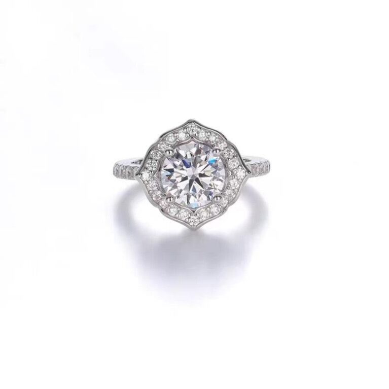 Cushion Shape ZIRCON Stone Ring Adjustable -TRSH
